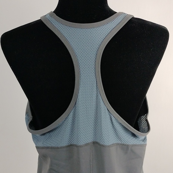 Zyia Gray Racerback Tank - Picture 9 of 10